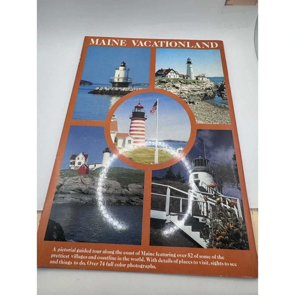 1988 Maine‎ Full Color Tour Book By John C. Anderson & William O. Thomson